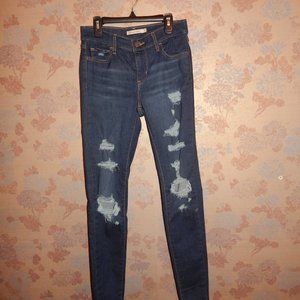 LEVI'S 710 SUPER SKINNY RIPPED WOMEN'S JEANS